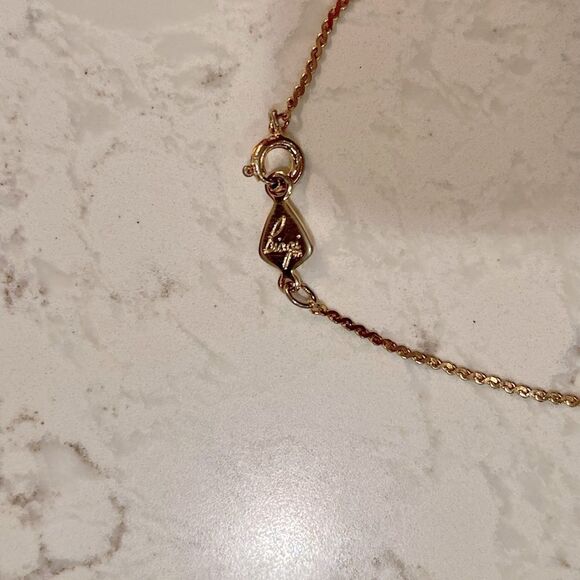 *3/$20* Vintage Biagi gold tone and rhinestone necklace - Picture 5 of 6